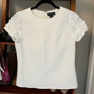 Boutique, small, white work blouse